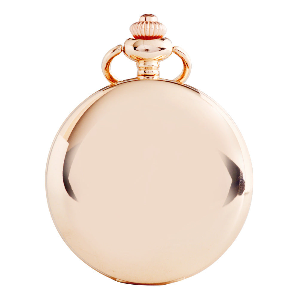 Vintage Clamshell Two-faced Quartz Pocket Watch