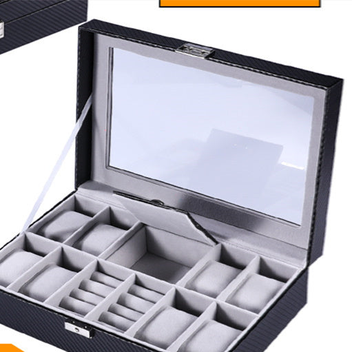Simple And Creative Leather Watch Storage Box