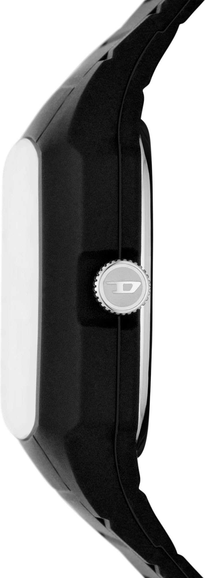 Diesel Orologio Cliffhanger da uomo, Movimento al quarzo a tre lancette con Cinturino in silicone, acciaio inox o pelle