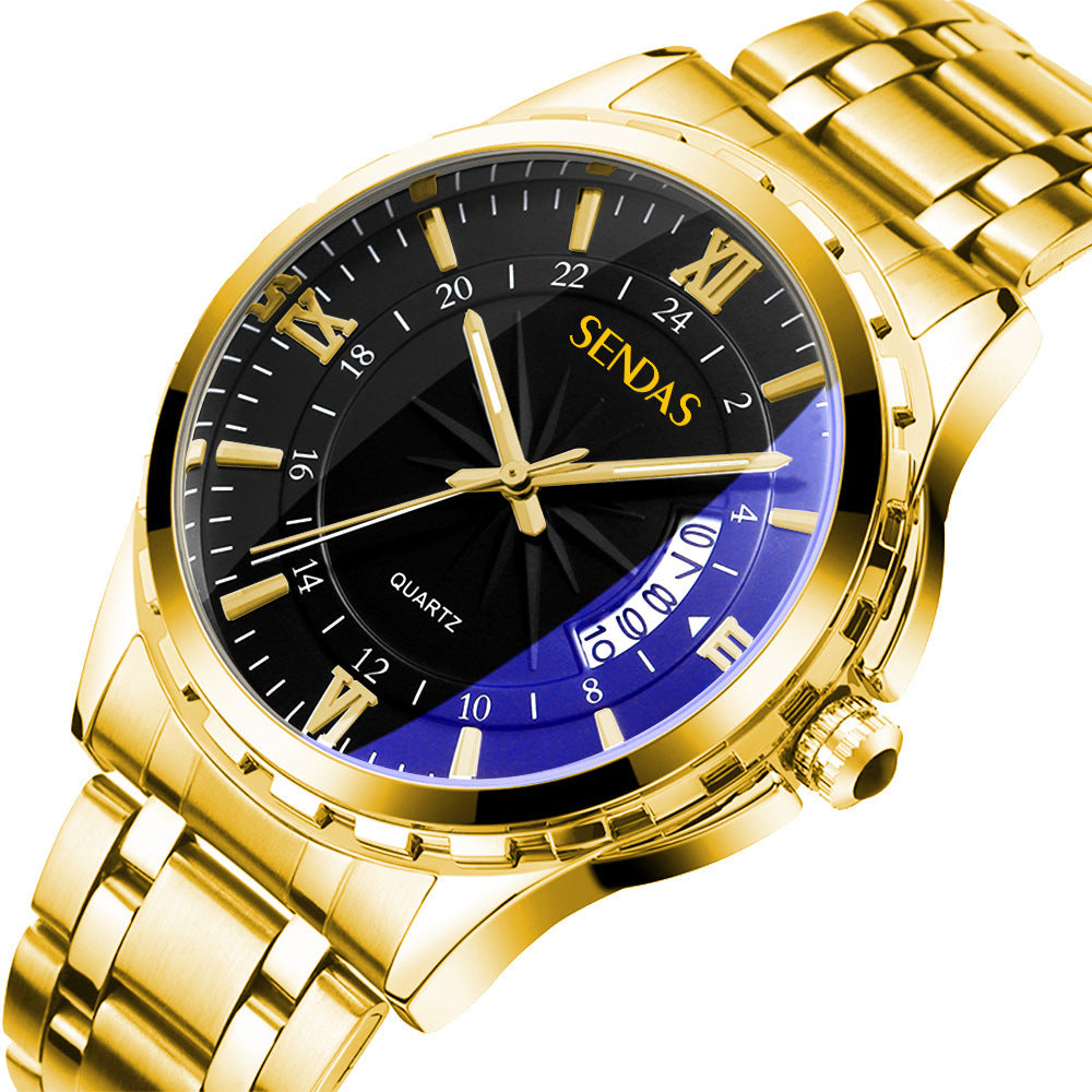 Waterproof quartz watch non-mechanical watch