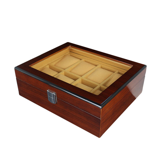 8-digit paint watch wooden box