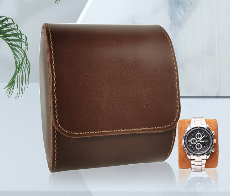 Portable Watch Storage Box Leather Gift Packaging