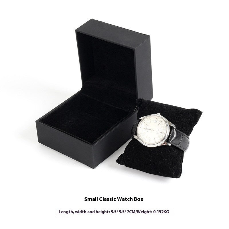Premium Black Watch Box PU