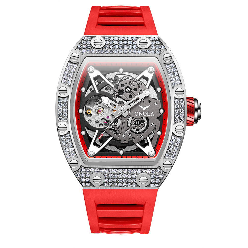 Fully-jeweled Automatic Mechanical Watch Men