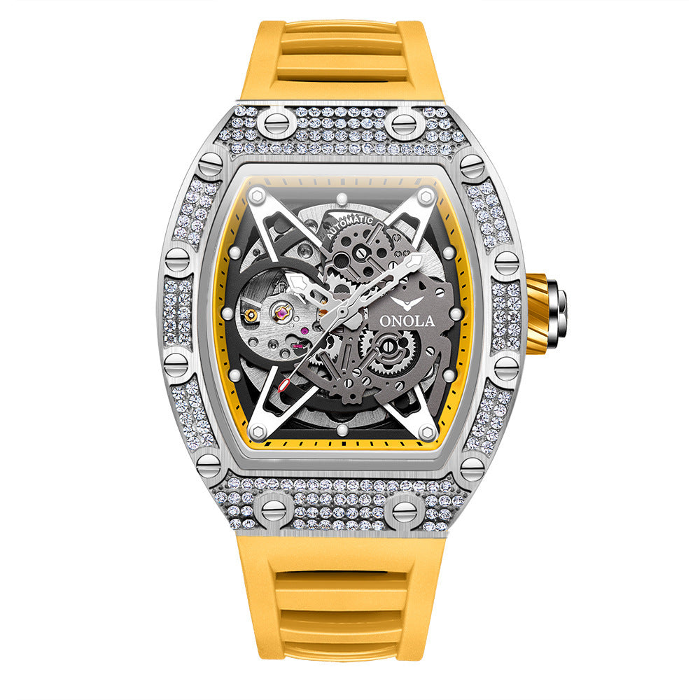 Fully-jeweled Automatic Mechanical Watch Men