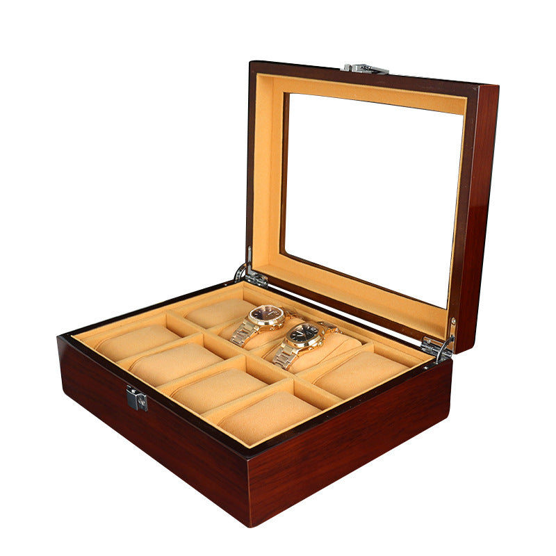 8-digit paint watch wooden box
