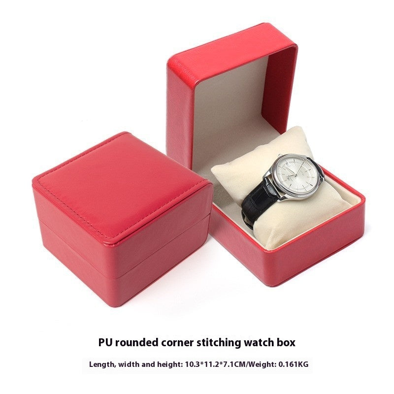 Premium Black Watch Box PU