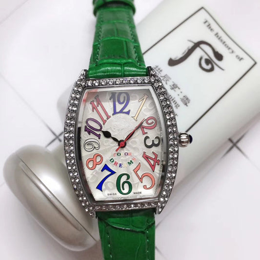Hot-selling Explosive AliExpress Wechat Fashion Square Flange Ladies Watch Ladies Watch