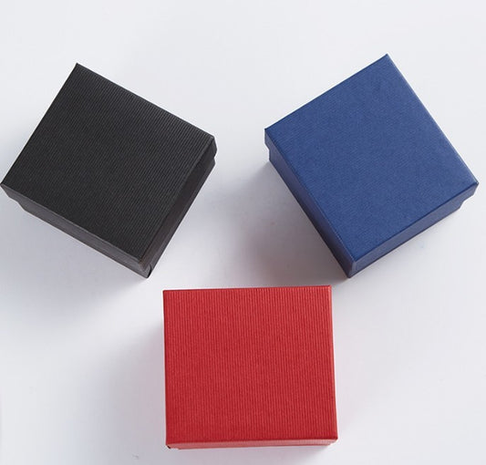 Household Simple Striped Square Watch Box