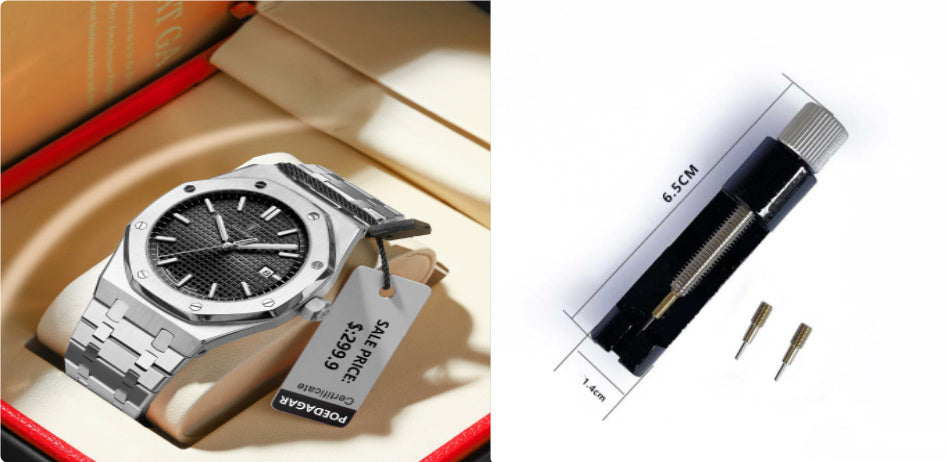 Men's Quartz Luminous Waterproof Watch