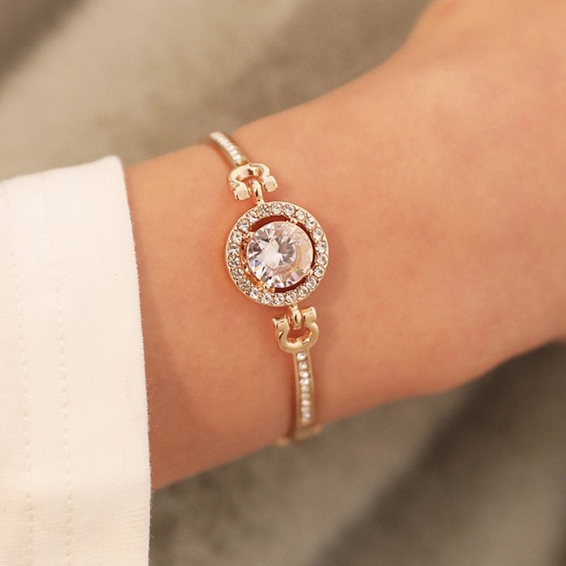 Ladies Fashion Rhinestone Bracelet