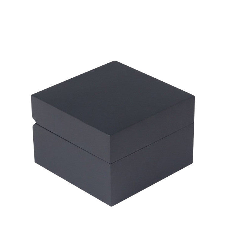Black Matte Watch Box Wooden Storage