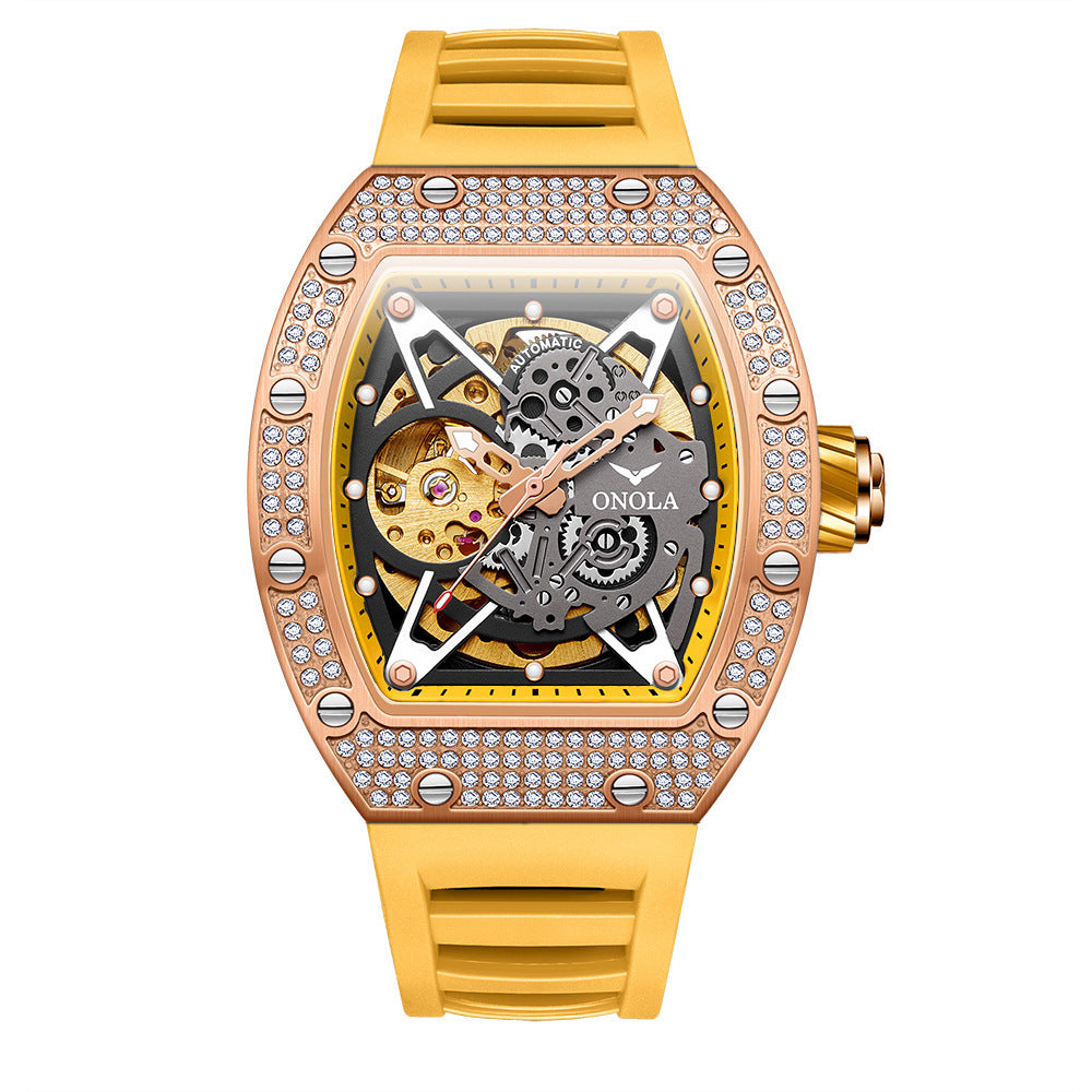 Fully-jeweled Automatic Mechanical Watch Men