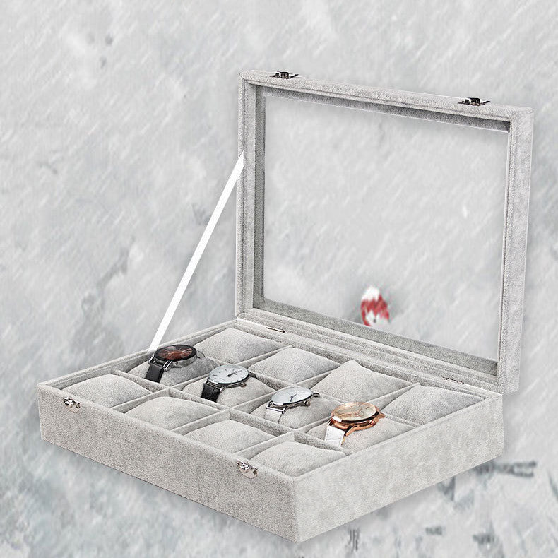 Binghua Velvet Jewelry Watch Bracelet Storage Box