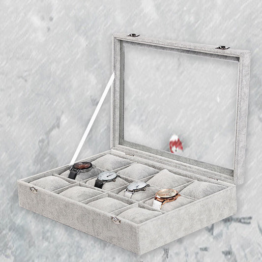 Binghua Velvet Jewelry Watch Bracelet Storage Box