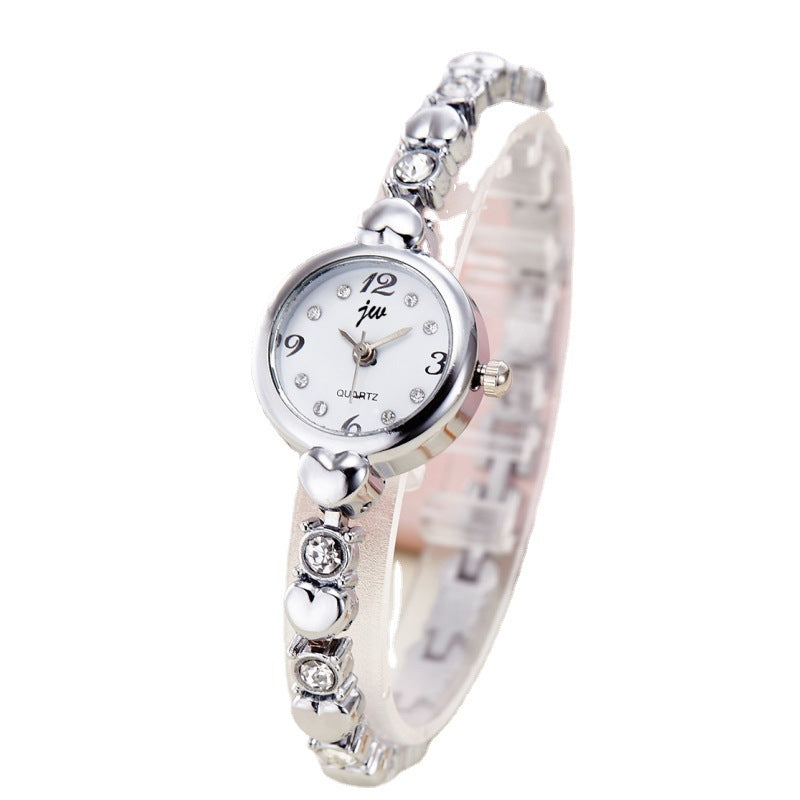 Fashion brand Korean style bracelet watch for women steel band thin strap student ladies electronic quartz fashion watch