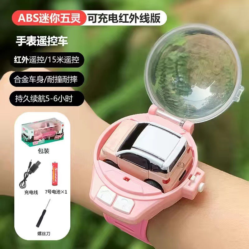 Douyin net red watch remote control car charging mini car alloy racing children boys and girls toy gifts