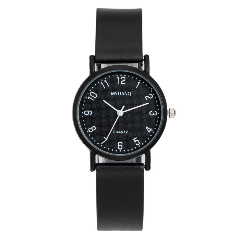 ins niche design women's fashion versatile watch female Korean version simple temperament student steel belt examination quartz watch
