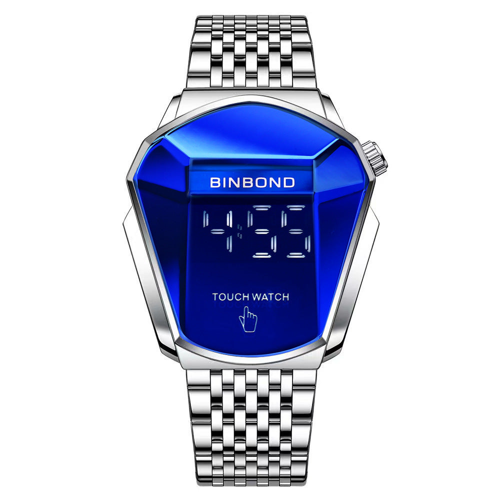 Fashion personality men's watch trend large market watch style motorcycle concept watch men's domineering black technology watch