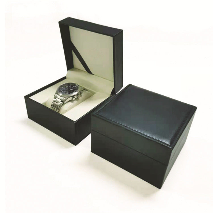 Black Matte Watch Box Wooden Storage