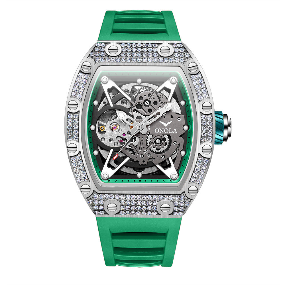 Fully-jeweled Automatic Mechanical Watch Men