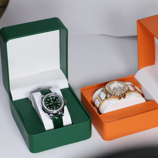Watch Box Jewelry Storage Flip PU