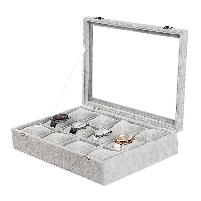 Binghua Velvet Jewelry Watch Bracelet Storage Box