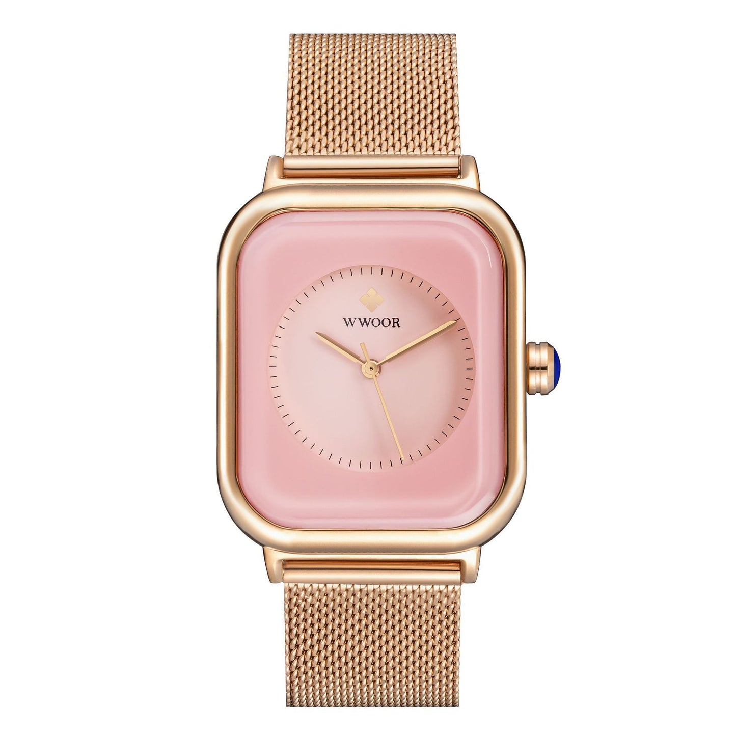New Fashion Classic Ladies Elegant Light Luxury Square Quartz Women's Watch