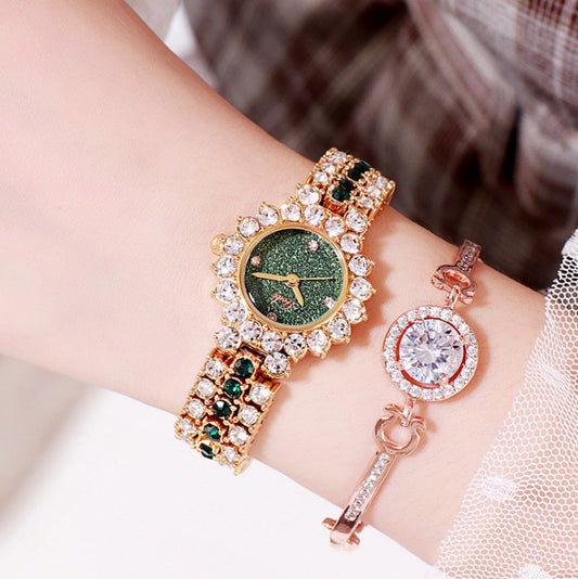 Fashion Personality New Green Ladies Watch