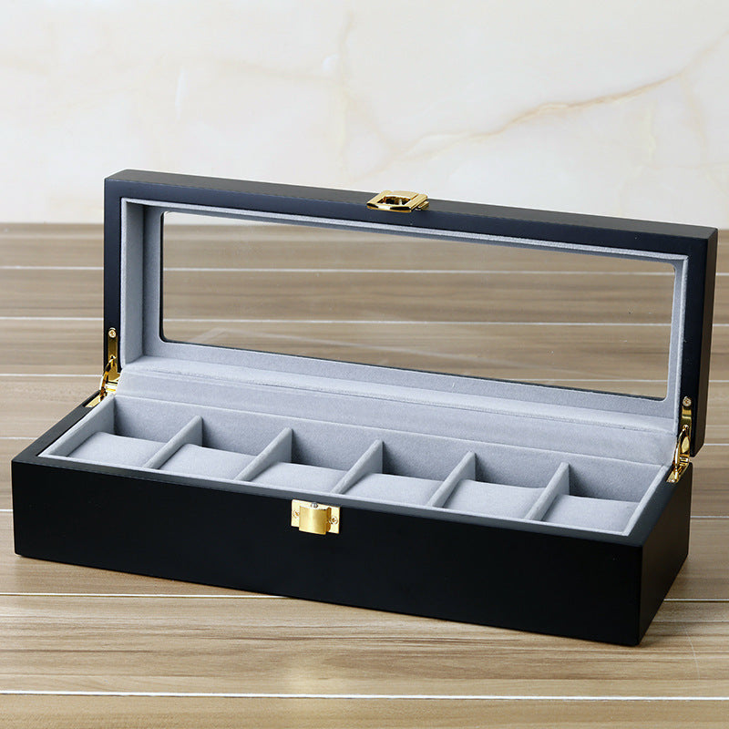 Baking Paint Watch Varnish Watch Storage Display Wooden Box