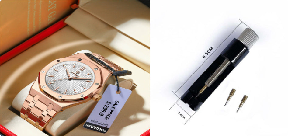 Men's Quartz Luminous Waterproof Watch