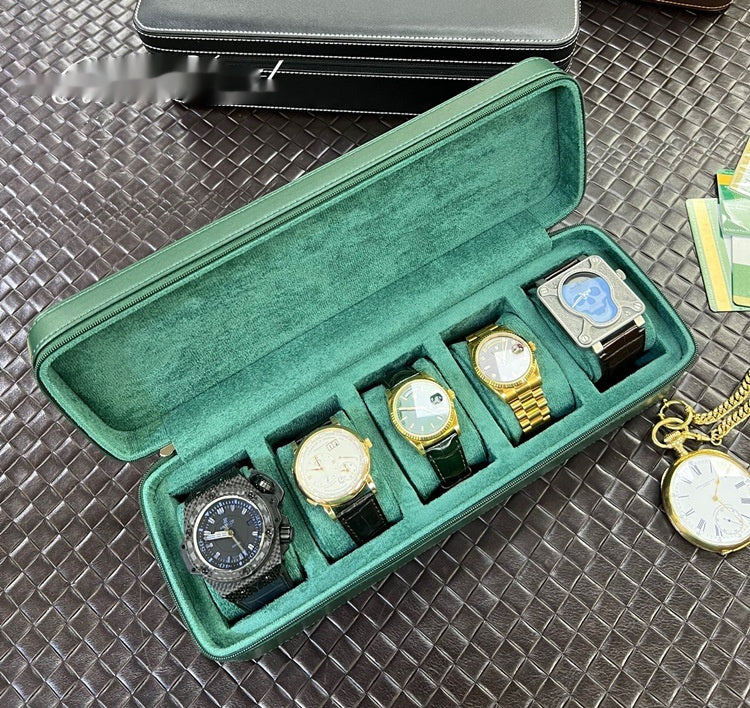 Household Portable Velvet Watch Storage Box