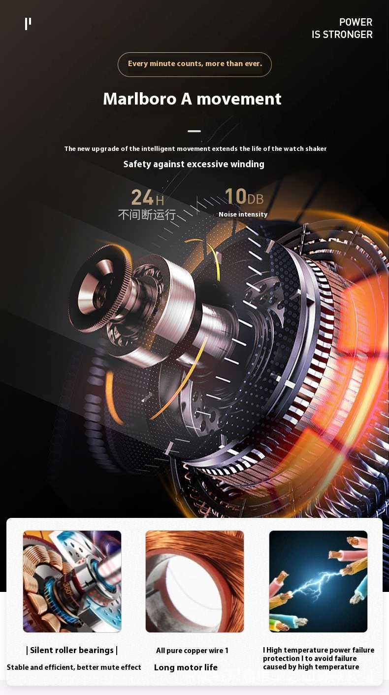 Automatic Winding Shaker, Mechanical Watch Display Box, Storage Box