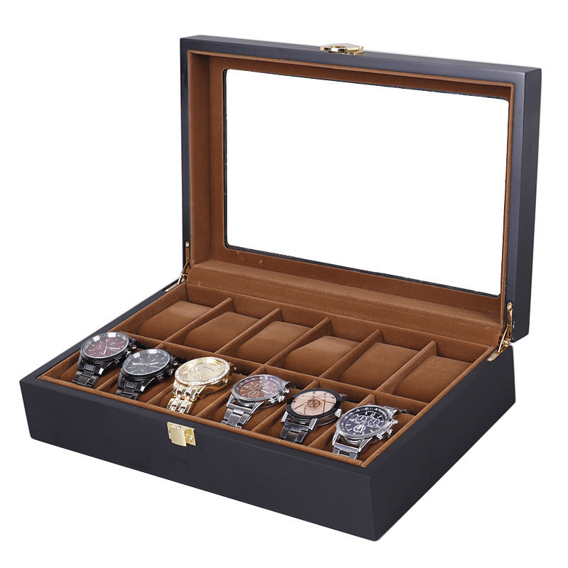 Baking Paint Watch Varnish Watch Storage Display Wooden Box