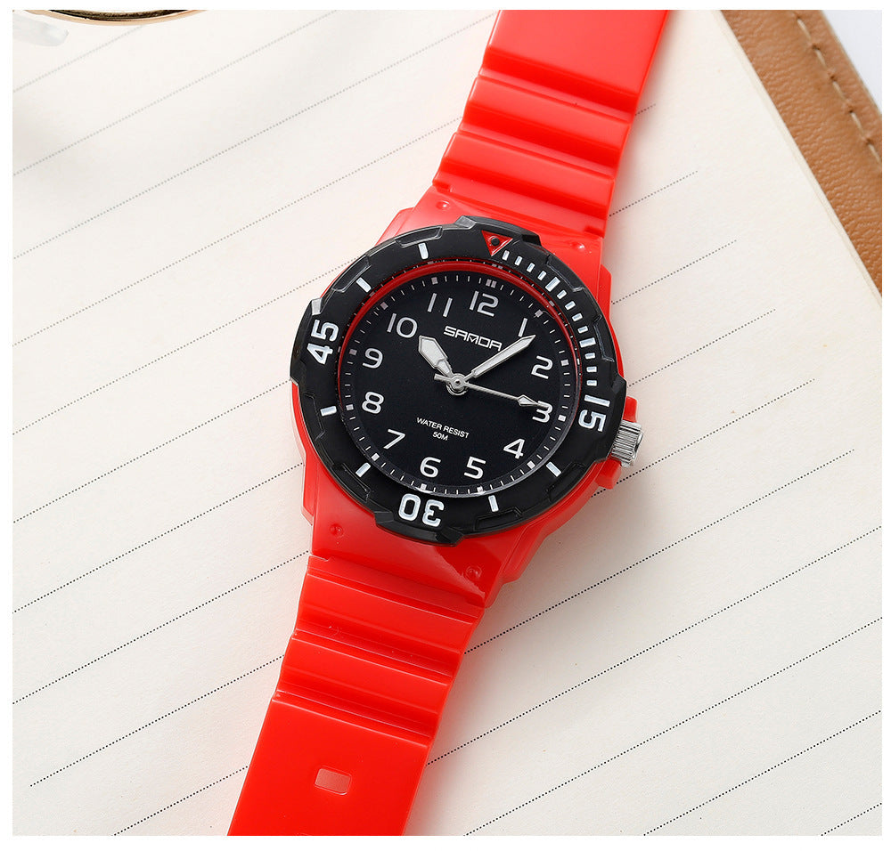 Outdoor Leisure Simple Watch Temperament Wild Female Middle School Student Watch