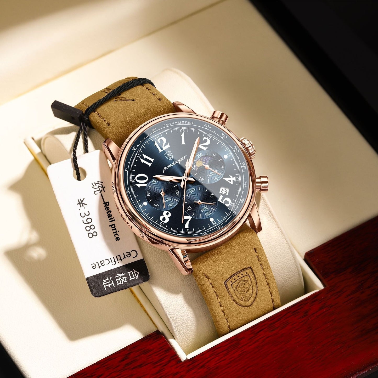 Multi-functional Waterproof Fashion Quartz Watch