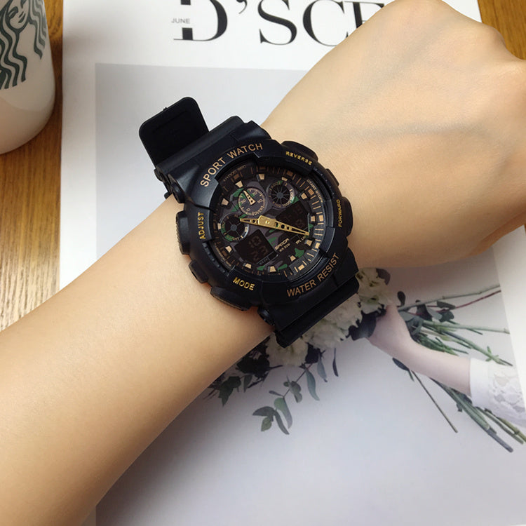 Fashion Trend Multifunctional Luminous Waterproof Electronic Watch
