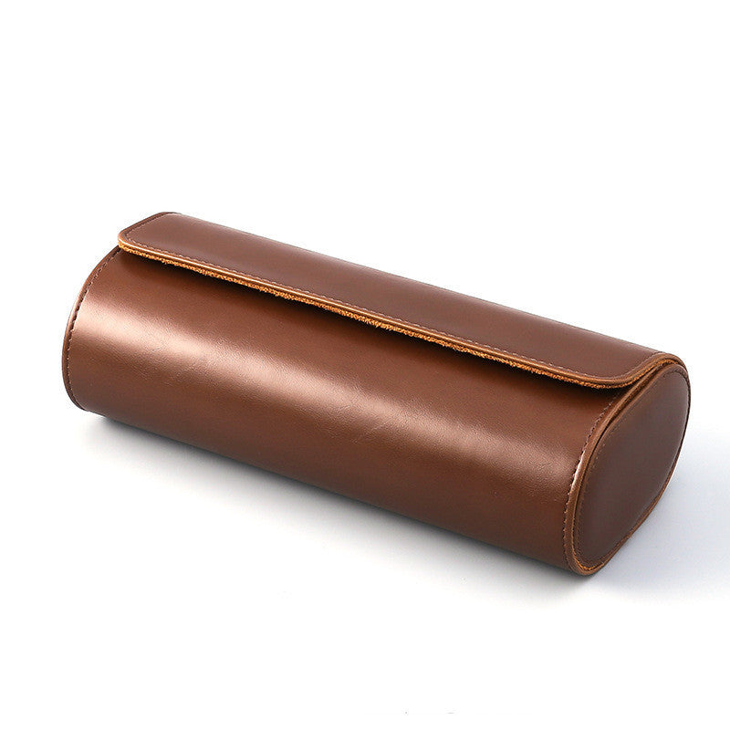 Watch Portable PU Three-position Storage Box