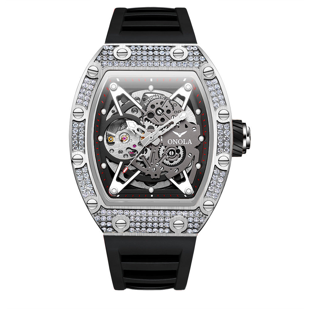 Fully-jeweled Automatic Mechanical Watch Men