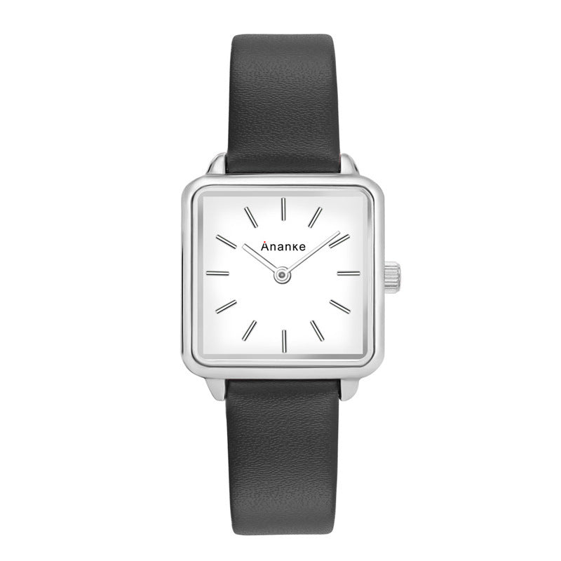 Waterproof Square Ladies Watch Movement