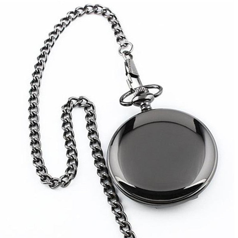 Glossy Pocket Vintage Quartz Flip Pocket Watch