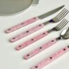 10-Pcs Sleek Modern Pinky Flatware Silverware Flatware Set - immagine 7