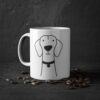 Cute dog Vizsla mug, white, 325 ml / 11 oz Coffee mug, tea mug for - immagine 6