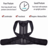 Adjustable Posture Corrector Low Back Support Shoulder Brace Belt For - immagine 7
