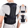 Adjustable Posture Corrector Low Back Support Shoulder Brace Belt For - immagine 10