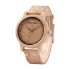 M12 Bamboo Wood Quartz Watch For Men And - immagine 2