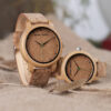 M12 Bamboo Wood Quartz Watch For Men And - immagine 4