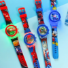Flash Light Spiderman Kids Watches For Boys Cartoon Hello Kitty Mickey - immagine 5