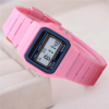 Sport LED Digital Watches for Men Simple Small Square Dial Electronic - immagine 5