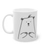 Cute Bear funny mug, white, 325 ml / 11 oz Coffee mug, tea mug for - immagine 2